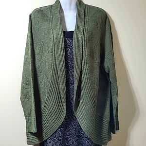 Alia Green Knit Sweater XL